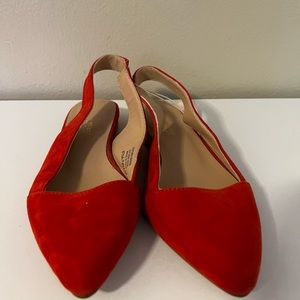 Sophia Milano made in Italy sling back Red Flats